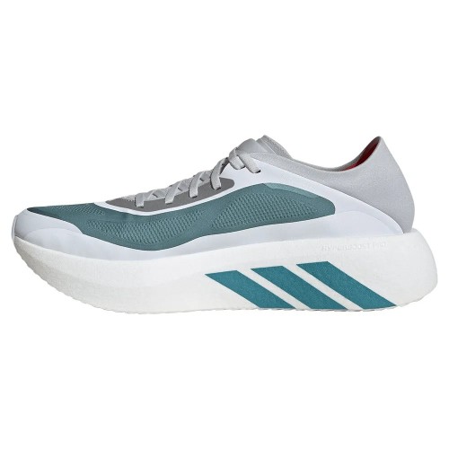 ADIDAS HYPERBOOST RUN BLANCO VERDE ZAPATILLAS RUNNING HOMBRE VISTA INTERIOR,ARISTARUN
