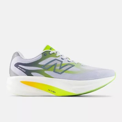 NEW BALANCE SUPERCOMP REBEL GRIS VERDE ZAPATILLAS RUNNING HOMBRE VISTA LATERAL, ARISTARUN