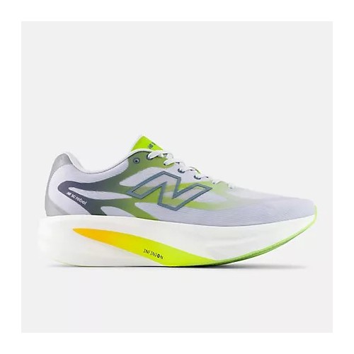 NEW BALANCE SUPERCOMP REBEL GRIS VERDE ZAPATILLAS RUNNING HOMBRE VISTA LATERAL, ARISTARUN