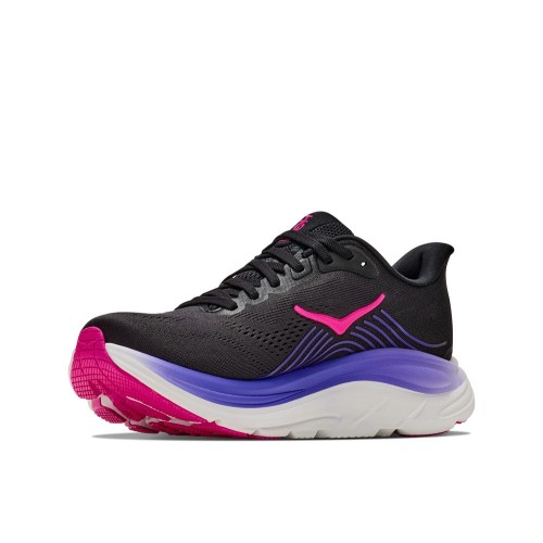 HOKA CLIFTON 11 BLACK NEON ZAPATILLAS RUNNING MUJER,ARISTARUN