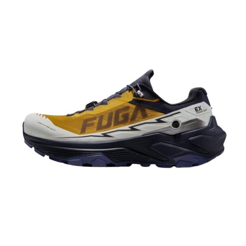 KAILAS FUGA EX 3 MUSTARD YELLOW ZAPATILLAS TRAIL HOMBRE VISTA EXTERIOR,ARISTARUN