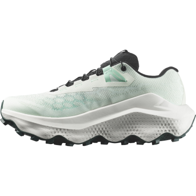 SALOMON ULTRA GLIDE 4 VERDE ZAPATILLAS TRAIL MUJER VISTA LATERAL EXTERNA, ARISTARUN 2