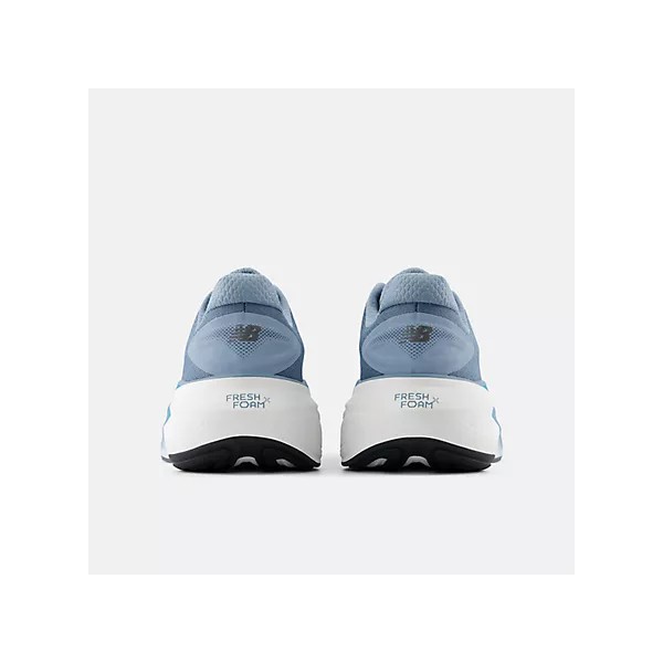 NEW BALANCE FRESH FOAM X MORE v6 ZINC BLUE ZAPATILLAS RUNNING HOMBRE VISTA TRASERA,ARISTARUN