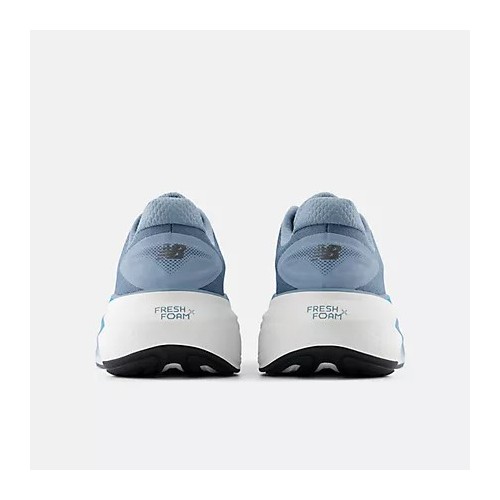 NEW BALANCE FRESH FOAM X MORE v6 ZINC BLUE ZAPATILLAS RUNNING HOMBRE VISTA TRASERA,ARISTARUN