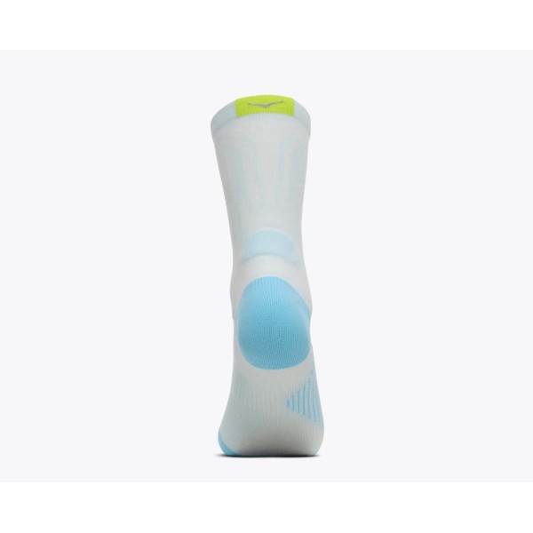 HOKA CALCETINES CLIFTON CREW RUN AZUL UNISEX VISTA TRASERA, ARISTARUN