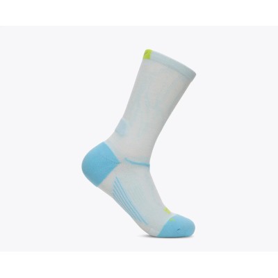 HOKA CALCETINES CLIFTON CREW RUN AZUL UNISEX VISTA LATERAL, ARISTARUN