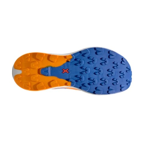 LA SPORTIVA PRODIGIO MAX AZUL NARANJA ZAPATILLAS TRAIL HOMBRE VISTA SUELA,ARISTARUN