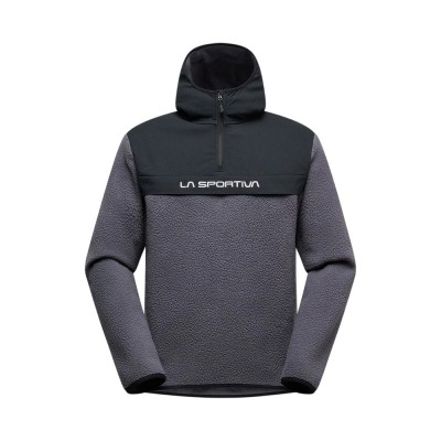 LA SPORTIVA FORRO POLAR GUIDANCE SHERPA HOODY NEGRO HOMBRE VISTA FRONTAL,ARISTARUN