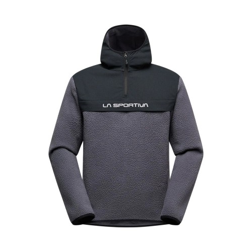 LA SPORTIVA FORRO POLAR GUIDANCE SHERPA HOODY NEGRO HOMBRE VISTA FRONTAL,ARISTARUN