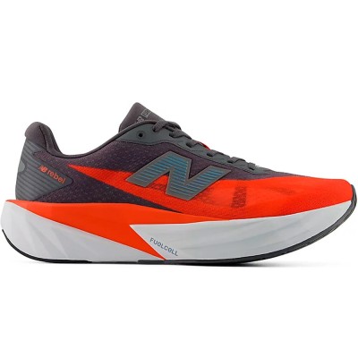 NEW BALANCE FUELCELL REBEL V5 GRIS ROJO ZAPATILLAS RUNNING HOMBRE VISTA LATERAL EXTERNA, ARISTARUN
