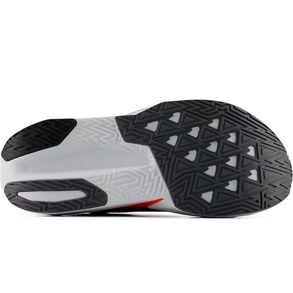NEW BALANCE FUELCELL REBEL V5 GRIS ROJO ZAPATILLAS RUNNING HOMBRE VISTA SUELA, ARISTARUN