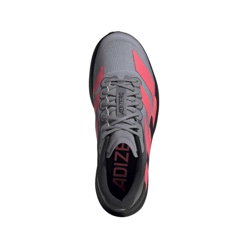 ADIDAS ADIZERO EVO SL NEGRO ROJO ZAPATILLAS RUNNING HOMBRE VISTA SUPERIOR,ARISTARUN