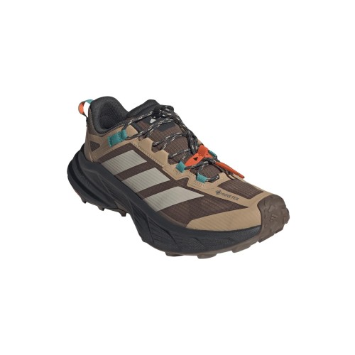 ADIDAS TERREX FREEHIKER SL GTX MARRON ZAPATILLA TREKKING HOMBRE VISTA PERFIL LATERAL EXTERNA, ARISTARUN