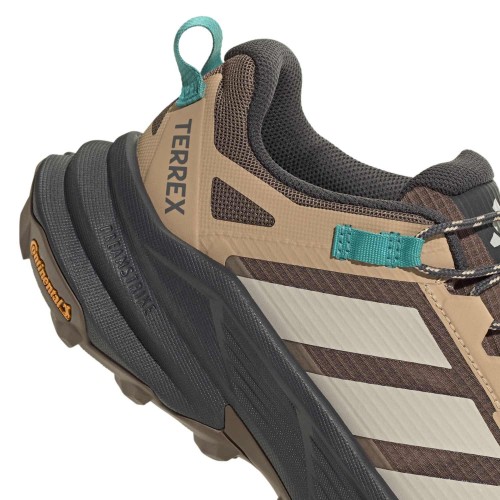 ADIDAS TERREX FREEHIKER SL GTX MARRON ZAPATILLA TREKKING HOMBRE VISTA TRASERA MARCA, ARISTARUN