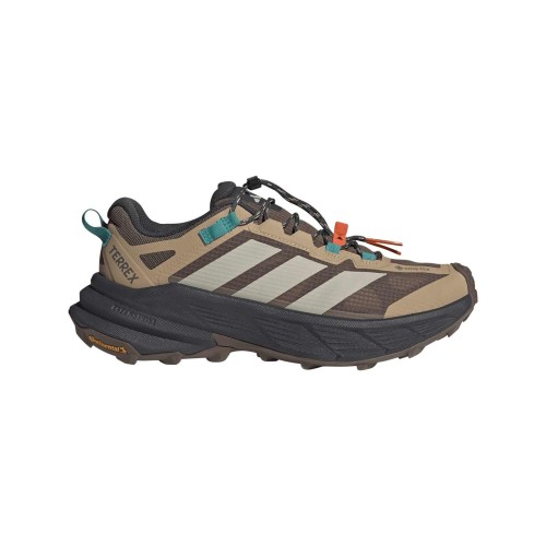 ADIDAS TERREX FREEHIKER SL GTX MARRON ZAPATILLA TREKKING HOMBRE VISTA LATERAL EXTERNA, ARISTARUN