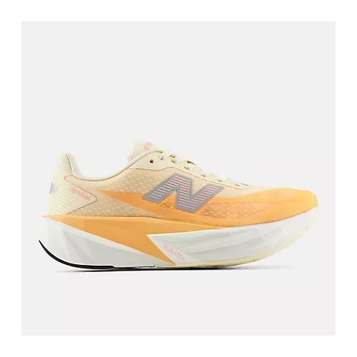 NEW BALANCE FUELCELL REBEL v5 NARANJA ZAPATILLAS RUNNING MUJER VISTA LATERAL EXTERNA, ARISTARUN