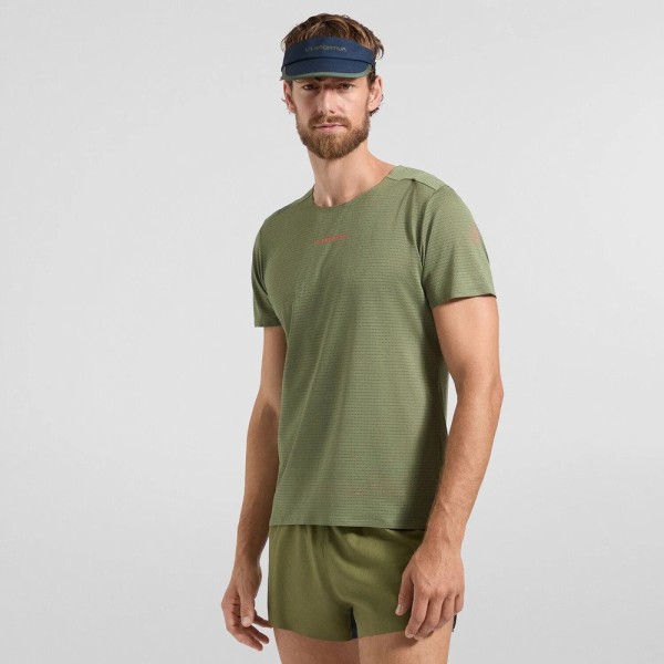 LA SPORTIVA PURE 3 VERDE ROJO PANTALONES CORTOS HOMBRE,ARISTARUN