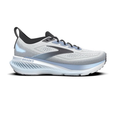 BROOKS GLYCERIN GTS 23 BLANCO AZUL ZAPATILLAS RUNNING HOMBRE VISTA LATERAL EXTERNA PERFIL, ARISTARUN 2