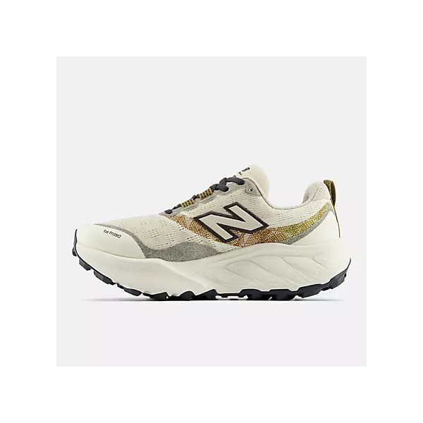 NEW BALANCE FRESH FOAM X HIERRO V9 BEIGE ZAPATILLAS TRAIL MUJER VISTA INTERIOR,ARISTARUN