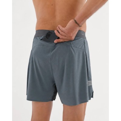 PIMIENTO NEGRO PANTALONES RUNNING GRIS UNISEX VISTA LATERAL, ARISTARUN 2