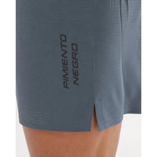 CALÇÕES DE CORRIDA UNISSEX CINZA PIMENTO NEGRO