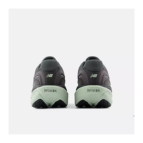 NEW BALANCE 1080 V15 GRIS VERDE ZAPATILLAS RUNNING HOMBRE VISTA TRASERA,ARISTARUN