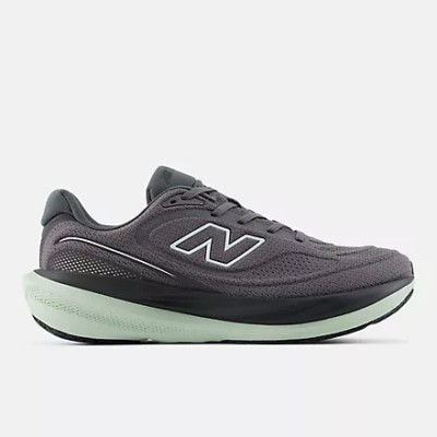 NEW BALANCE 1080 V15 GRIS VERDE ZAPATILLAS RUNNING HOMBRE VISTA EXTERIOR,ARISTARUN