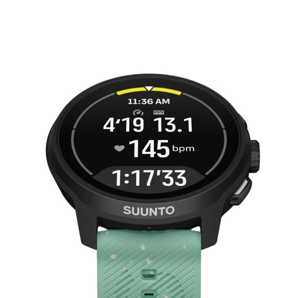 SUUNTO RUN 2 ALOE GREEN RELOJ GPS VISTA PANTALLA,ARISTARUN