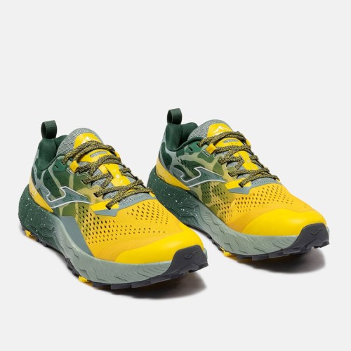 JOMA Sima Green Yellow Trail Running Shoes for Men