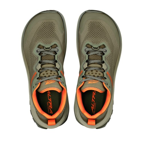 ALTRA OLYMPUS 7 DARK OLIVE TRAIL RUNNING SHOES MEN
