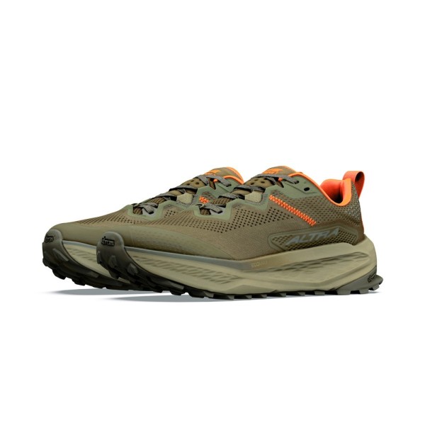 ALTRA OLYMPUS 7 DARK OLIVE ZAPATILLAS TRAIL HOMBRE VISTA LATERAL,ARISTARUN