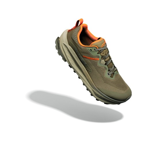 ALTRA OLYMPUS 7 DARK OLIVE TRAIL RUNNING SHOES MEN