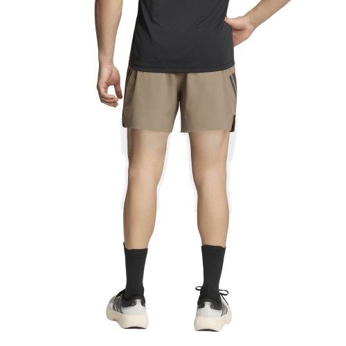 ADIDAS PANTALON CORTO ADI365 MARRON HOMBRE VISTA TRASERA,ARISTARUN