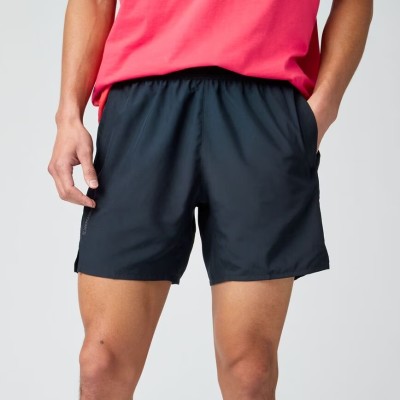 BROOKS DASH SHORT NEGRO PANTALONES CORTOS HOMBRE VISTA FRONTAL, ARISTARUN