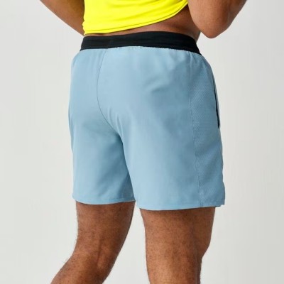 BROOKS DASH SHORT AZUL PANTALONES CORTOS HOMBRE VISTA FRONTAL, ARISTARUN 2