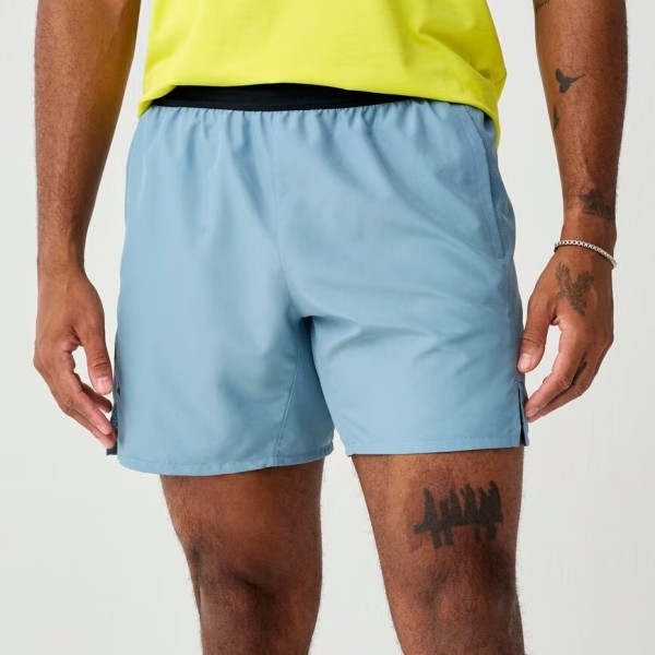 BROOKS DASH SHORT AZUL PANTALONES CORTOS HOMBRE VISTA FRONTAL, ARISTARUN