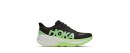 HOKA CLIFTON PRO BLACK GREEN MENS RUNNING SHOES