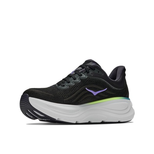 HOKA BONDI 9 BLACK NEON MEN'S RUNNING SHOES