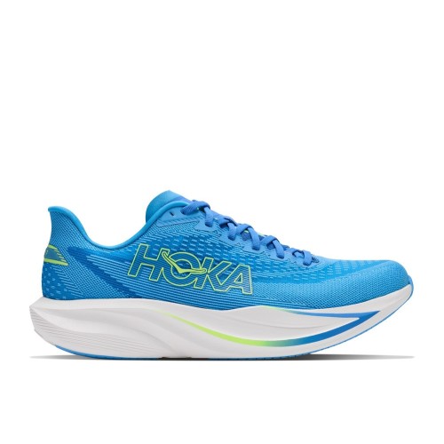 HOKA MACH 7 VIRTUAL BLUE ZAPATILLAS RUNNING HOMBRE VISTA EXTERIOR,ARISTARUN
