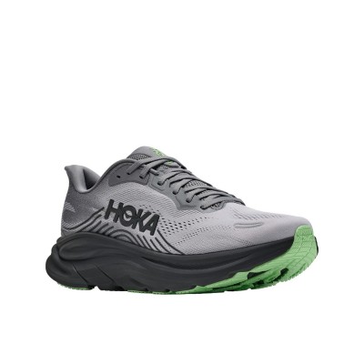 HOKA CLIFTON 11 GALACTIC GREY ZAPATILLAS RUNNING HOMBRE VISTA LATERAL,ARISTARUN