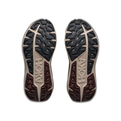 HOKA STINSON 8 ROJO MARRON ZAPATILLAS MIXTAS HOMBRE VISTA SUELA,ARISTARUN