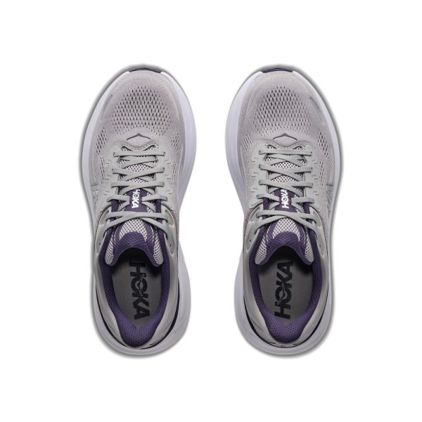 HOKA BONDI 9 STELLAR GREY ZAPATILLAS RUNNING HOMBRE VISTA SUPERIOR,ARISTARUN
