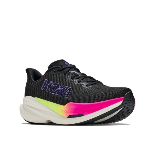 HOKA MACH X 3 BLACK NEON ZAPATILLAS RUNNING HOMBRE VISTA LATERAL,ARISTARUN