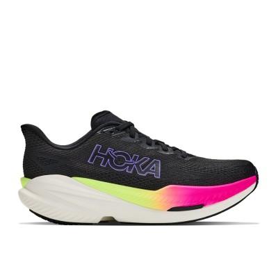 HOKA MACH X 3 BLACK NEON ZAPATILLAS RUNNING HOMBRE VISTA LATERAL,ARISTARUN 2