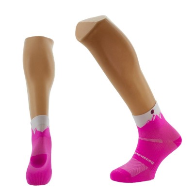 PIMIENTO NEGRO SERRANITO BLANCO ROSA CALCETINES RUNNING UNISEX,ARISTARUN