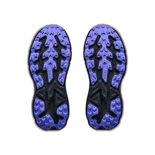 HOKA CHALLENGER 8 PURPLE BLACK ZAPATILLAS MIXTAS MUJER VISTA SUELA,ARISTARUN