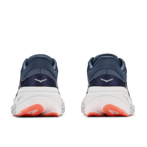 HOKA CLIFTON PRO NAVY BLUE ZAPATILLAS RUNNING MUJER VISTA ANTERIOR,ARISTARUN