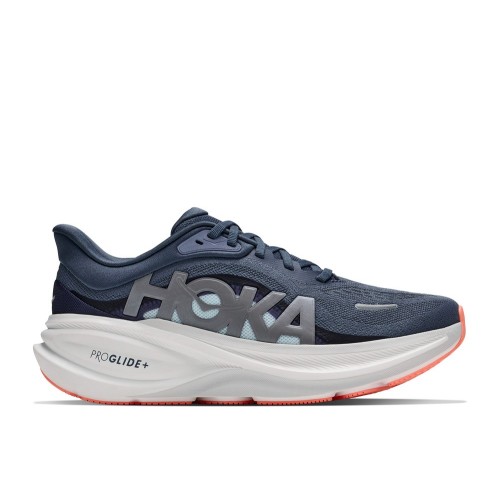 HOKA CLIFTON PRO NAVY BLUE ZAPATILLAS RUNNING MUJER VISTA EXTERIOR,ARISTARUN