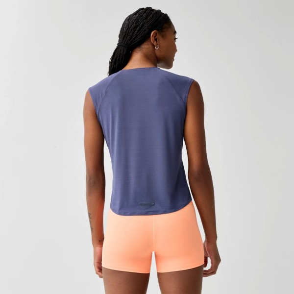 BROOKS DASH COOLING MORADO CAMISETA SIN MANGAS MUJER VISTA TRASERA,ARISTARUN