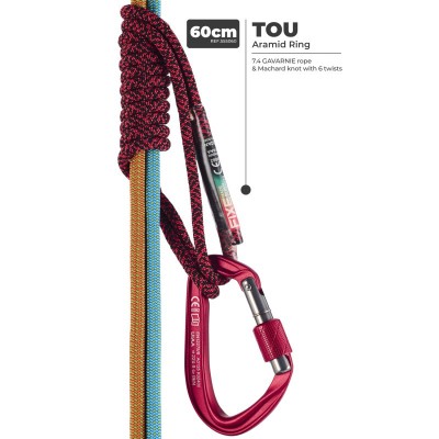FIXE TOU ARAMID SLING 45CM NUDO, ARISTARUN